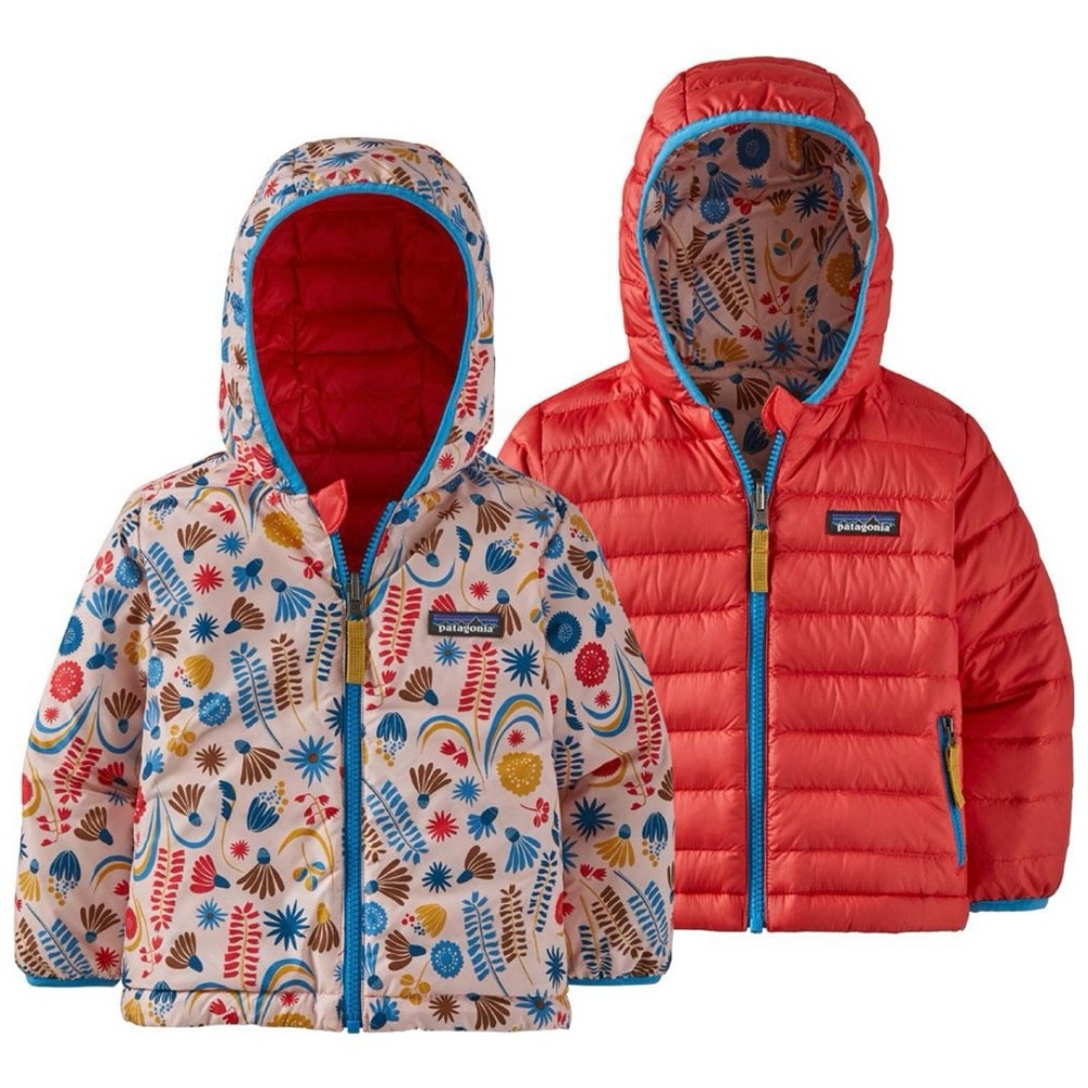 Patagonia kids reversible down puffer jacket